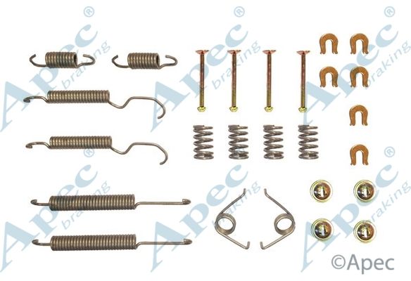 APEC BRAKING priedų komplektas, stabdžių trinkelės KIT876